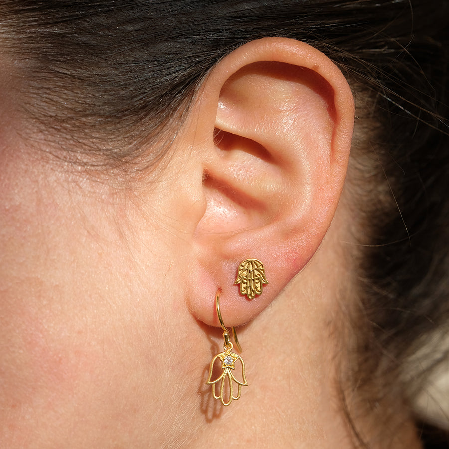 Sacred Guardian Hamsa Earrings